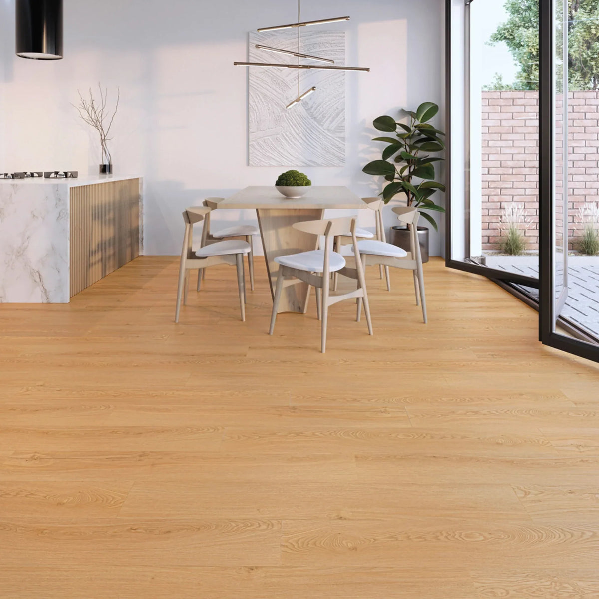 JOKA Design 340 Vinylboden Ambered Elegance im Esszimmer
