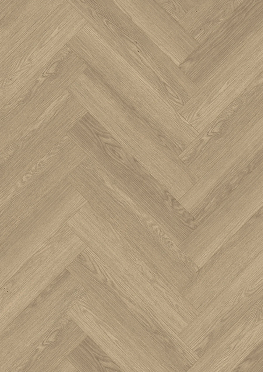 JOKA Skyline 532HB 5916 Oak chateau choco Laminat Fischgrät Dekoransicht