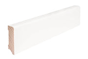 JOKA Sockelleiste Kiefer Cube 630 Weiß 16 x 40 mm Profilansicht