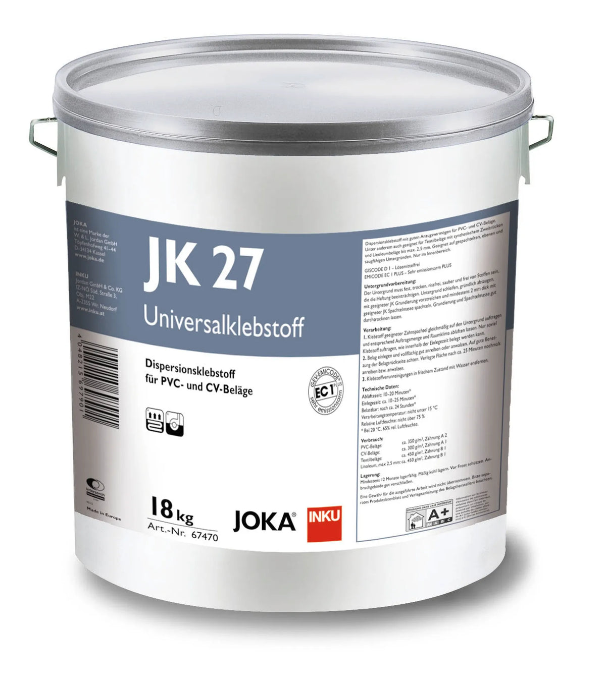 JOKA JK 27 Universalklebstoff 18 kg im Originalgebinde