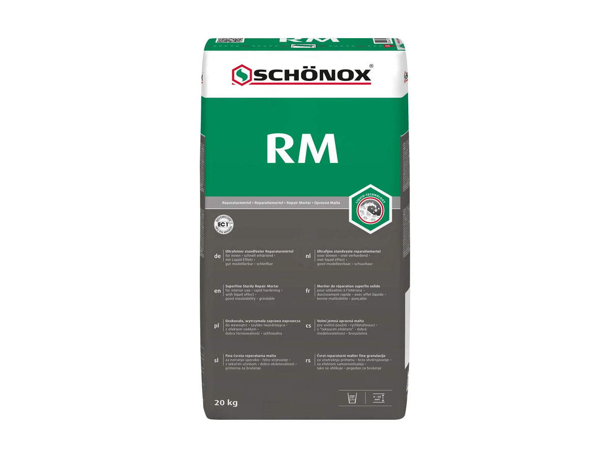 SCHÖNOX RM standfester Reparaturmörtel 20 kg Produktgebinde