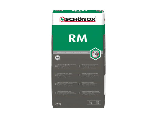 SCHÖNOX RM standfester Reparaturmörtel 20 kg Produktgebinde