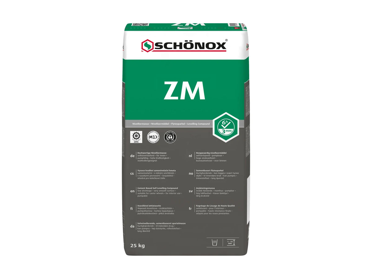 Schönox ZM Zement-Nivelliermasse im 25 kg-Gebinde