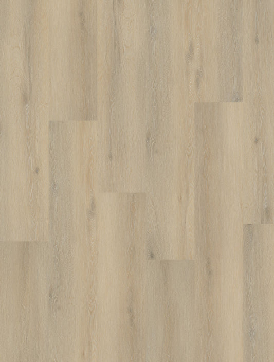 INKU Homeline 55 Dryback 55-14 Eiche Beige Klebevinyl, Dekoransicht mit sanfter beiger Eichenzeichnung