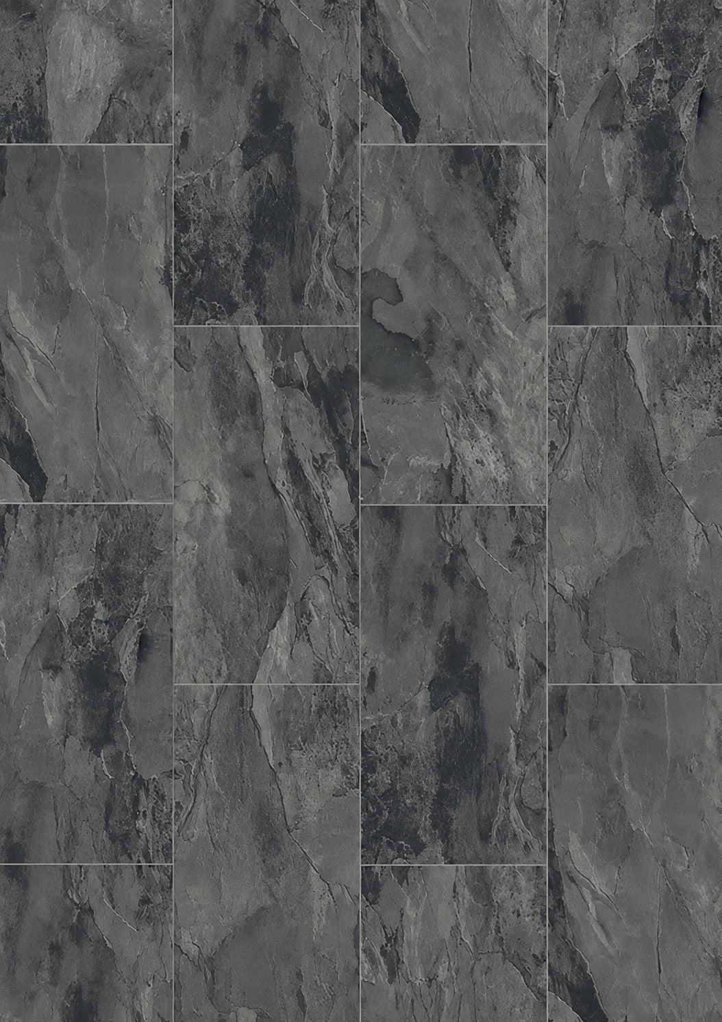 INKU HOMEline Classic V4 32TL 3626 Slate Carbon Laminat als dunkle Schiefer-Dekoransicht in Anthrazit.