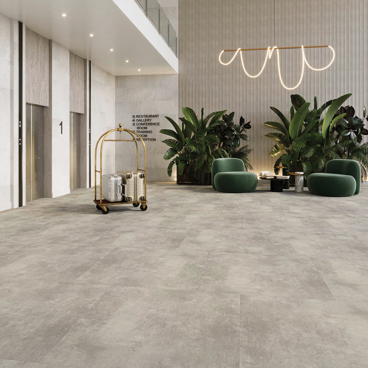 JOKA Design 555 Dryback 5609 Patchy Concrete Klebevinyl