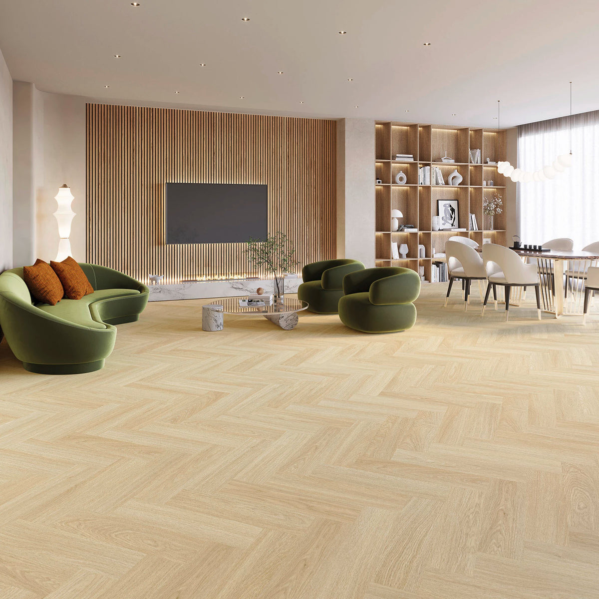 JOKA Design 555 Evolut 101 Almond Oak EIR Fischgrät Klick Vinyl