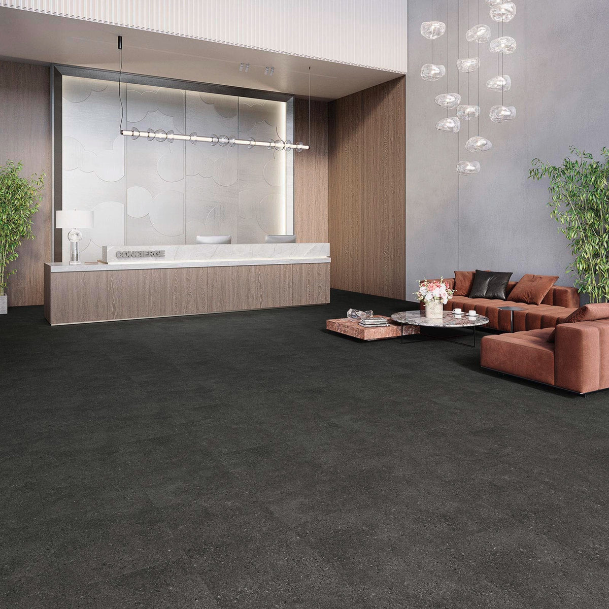JOKA Design 555 Evolut Click 920 Black Terrazzo Klick Vinyl