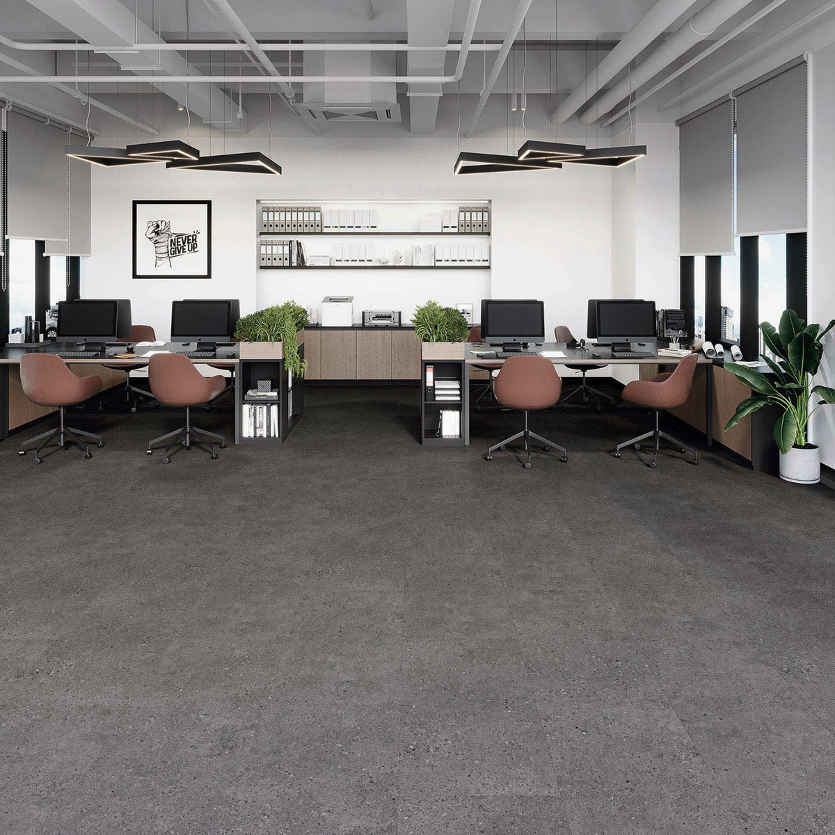 JOKA Design 555 Evolut Click 921 Grey Terrazzo Klick Vinyl