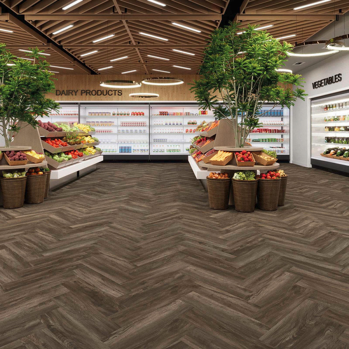 JOKA Design 555 Evolut Fischgrät Dryback 5106 Mud Oak EIR Klebevinyl