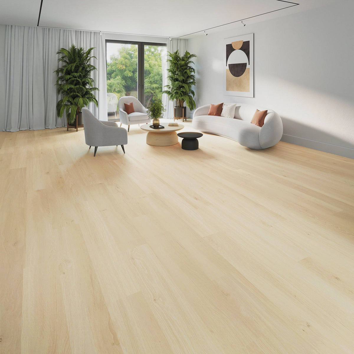 JOKA Design 555 Wooden Styles 701X Oak Light EIR Klick Vinyl
