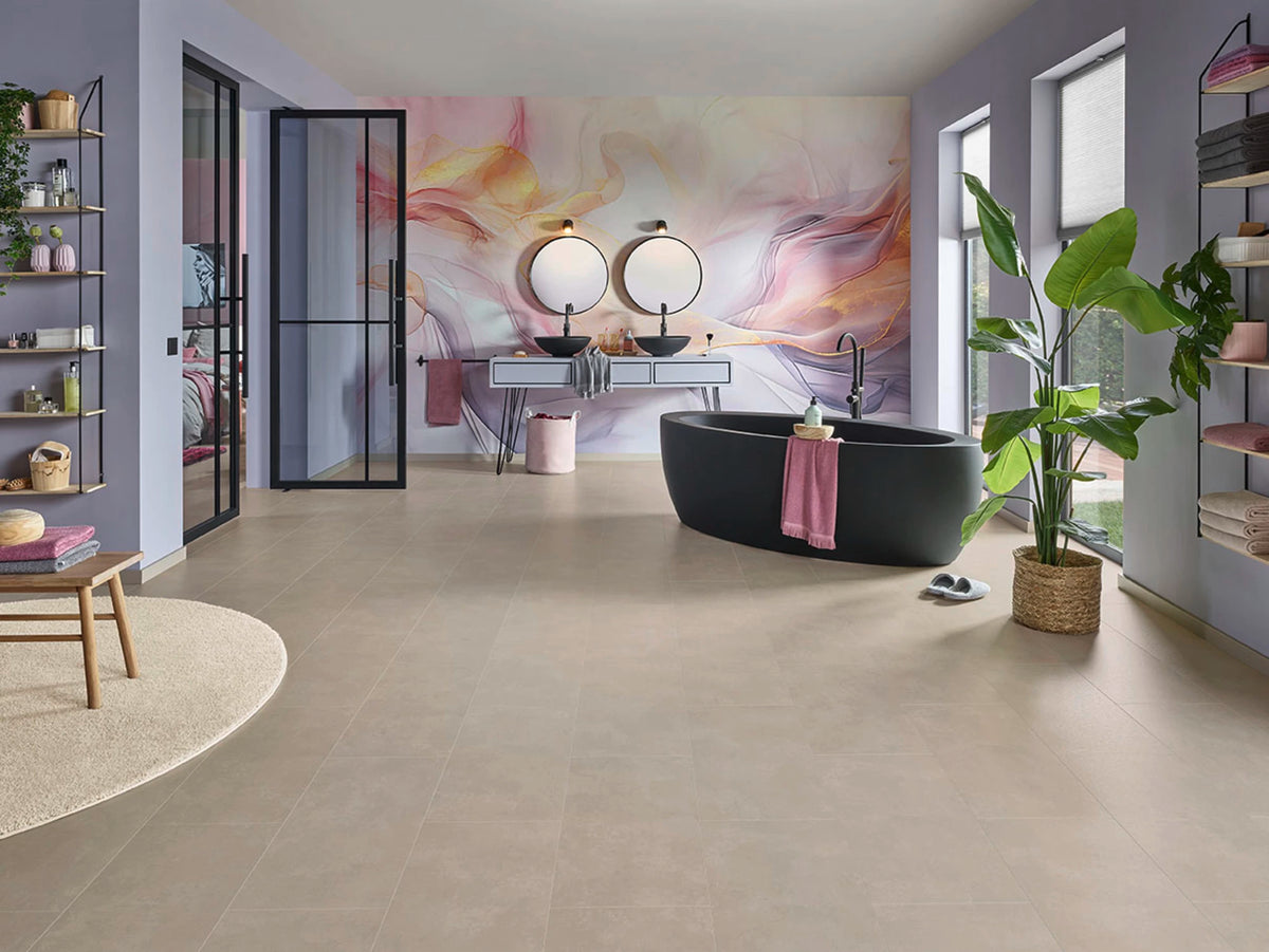 JOKA XploraPROVE 833 8864 Indian taupe V5 Naturdesignboden Raumansicht
