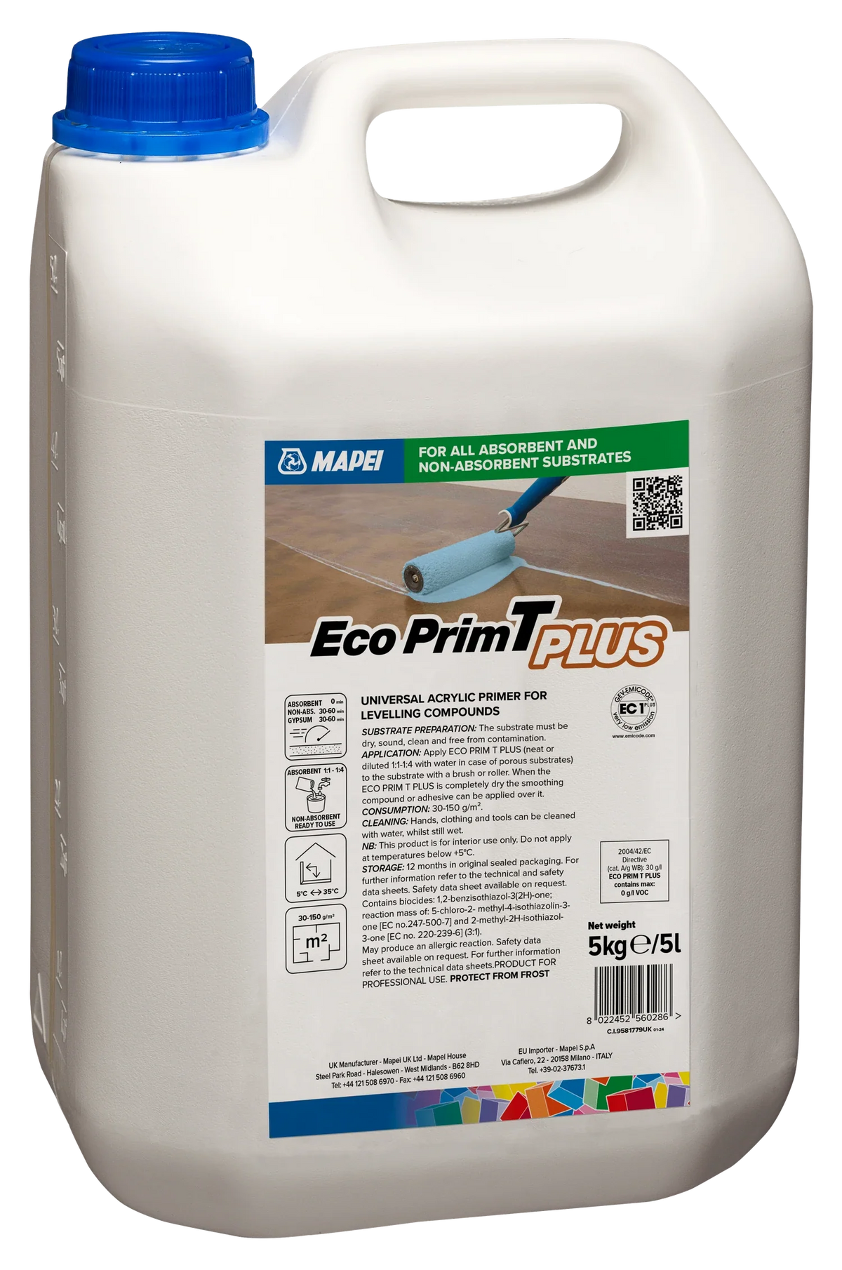 Mapei Eco Prim T Plus Zero Universalgrundierung 5 kg Produktbild